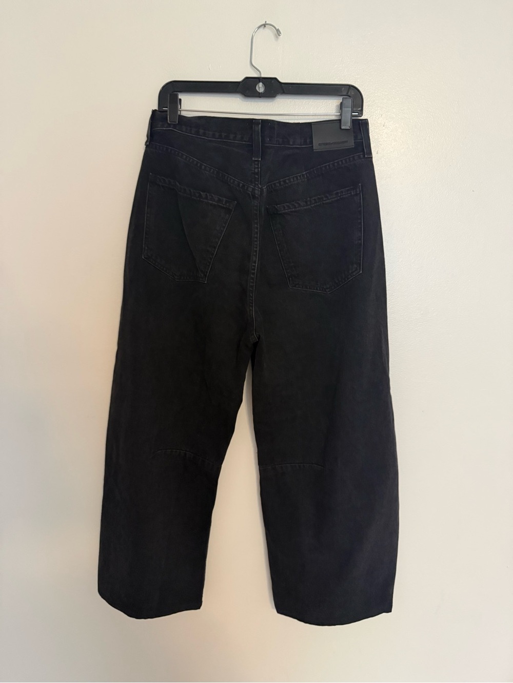 Citizens Of Humanity Jeans Horseshoe Barrel Leg Wide Leg in Andreas Black - Picture 5 of 9